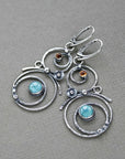 Blue Stone Earrings