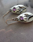 Retro Three Dimensional Flower Earrings