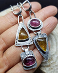 Vintage Triangular Geometric Earrings