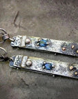 Blue Stone Handmade Earrings