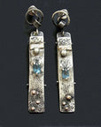 Blue Stone Handmade Earrings