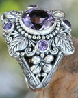 Meditation Amethyst Crystal Flower
