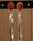 Boho Vintage Onyx Earrings