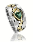 Vintage Green Crystal Ring