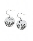 Forest Stamp Rounded Earrings