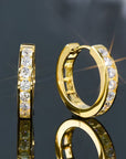 Golden Ice Hoops