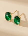 Gleam Oval Earrings