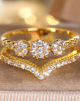 Golden Sparkle Ring