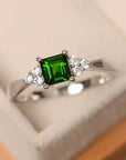 Verde Solitaire Ring