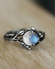 Celestial Moonstone Ring