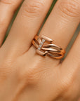 Rose Crystal Ring