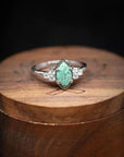 Natural Turquoise Diamond Ring