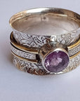 Bohemian Crystal Meditation Ring
