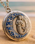 Mermaid Moon Silver Necklace