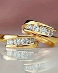 Channel-Set Earrings