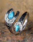 Turquoise Western Spoon Ring
