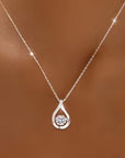 Teardrop Silver Necklace