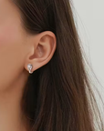 Infinity Sparkle Studs Earrings