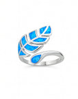Fern Opal Adjustable Ring