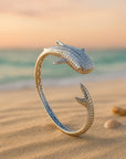 Whale Silvered Bracelet