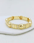 Geometric Bead Bracelet