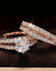 Eternal Radiance Ring Set | Gold