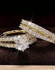 Eternal Radiance Ring Set | Gold