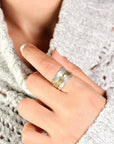 Moonstone Meditation Ring