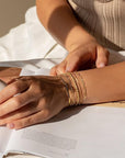 Isabella Vernetta bracelet set | Gold