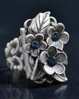 Floral Sapphire Ring