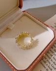 Luxury Pearl Ring in Gold