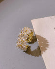 Luxury Pearl Ring in Gold