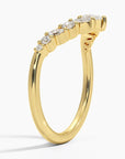 Contoured Diamond Ring