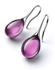 Crystal Drop Earrings in Gold and Silver
