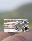Spinner Heart Ring