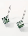 Moss Agate Cubic Earrings