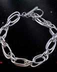 Clip Chain Silver Bracelet