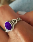 Vintage Inlaid Stone Ring