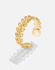 Summer Bloom Leaf Ring