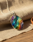 Colorful Round Stone Necklace