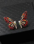 Butterfly Earrings Limited Edition with Zirconia Inlay