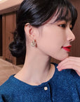 Pearl of Love Earrings in Gold