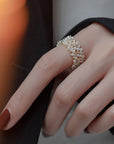 Luxury Pearl Ring in Gold