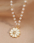 Daisy with Pearls Pendant