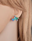Crystal Hummingbird Earrings