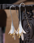 Silver Flower Earrings