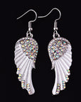 Crystal Angel Earrings