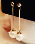 Luxury Dangling Earrings with Special Hand-Plaid Pearls