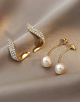 Pearl Earrings in Gold