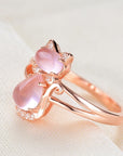 Cat Ring in Rose Gold